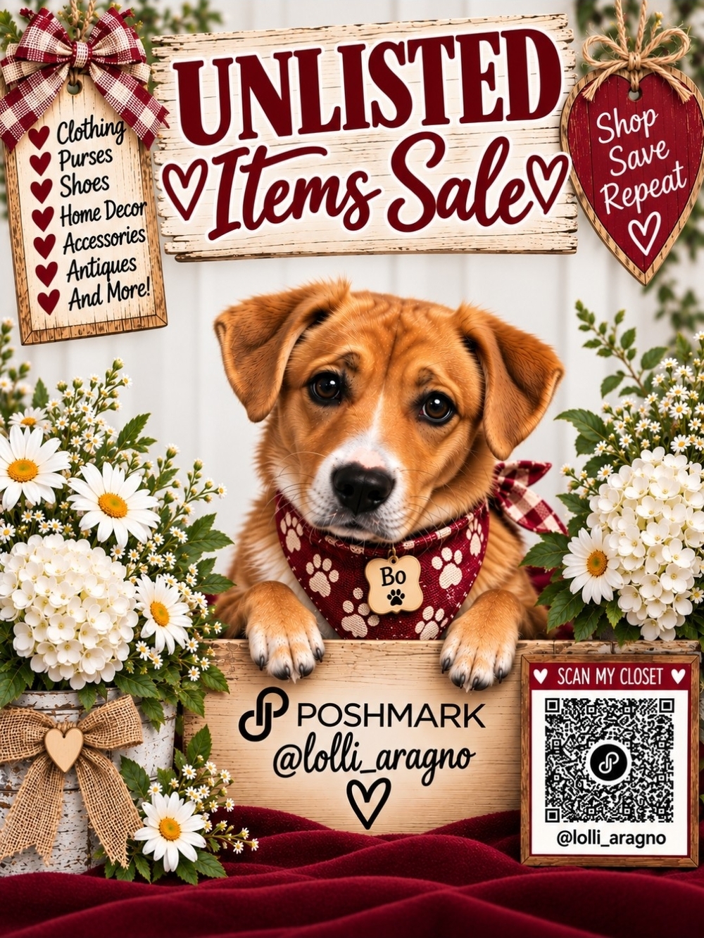 UNLISTED ITEMS FLIER